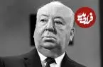 عکس| سفر در زمان؛ «آلفرد هیچکاک» در کنار همسرش و در خانه اش در لندن؛ سال 1313