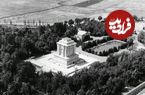 عکس؛ سفر به تاریخ؛ عکس‌های دیده‌نشده «رضاخان» در باغ آرامگاه فردوسی؛ سال 1313