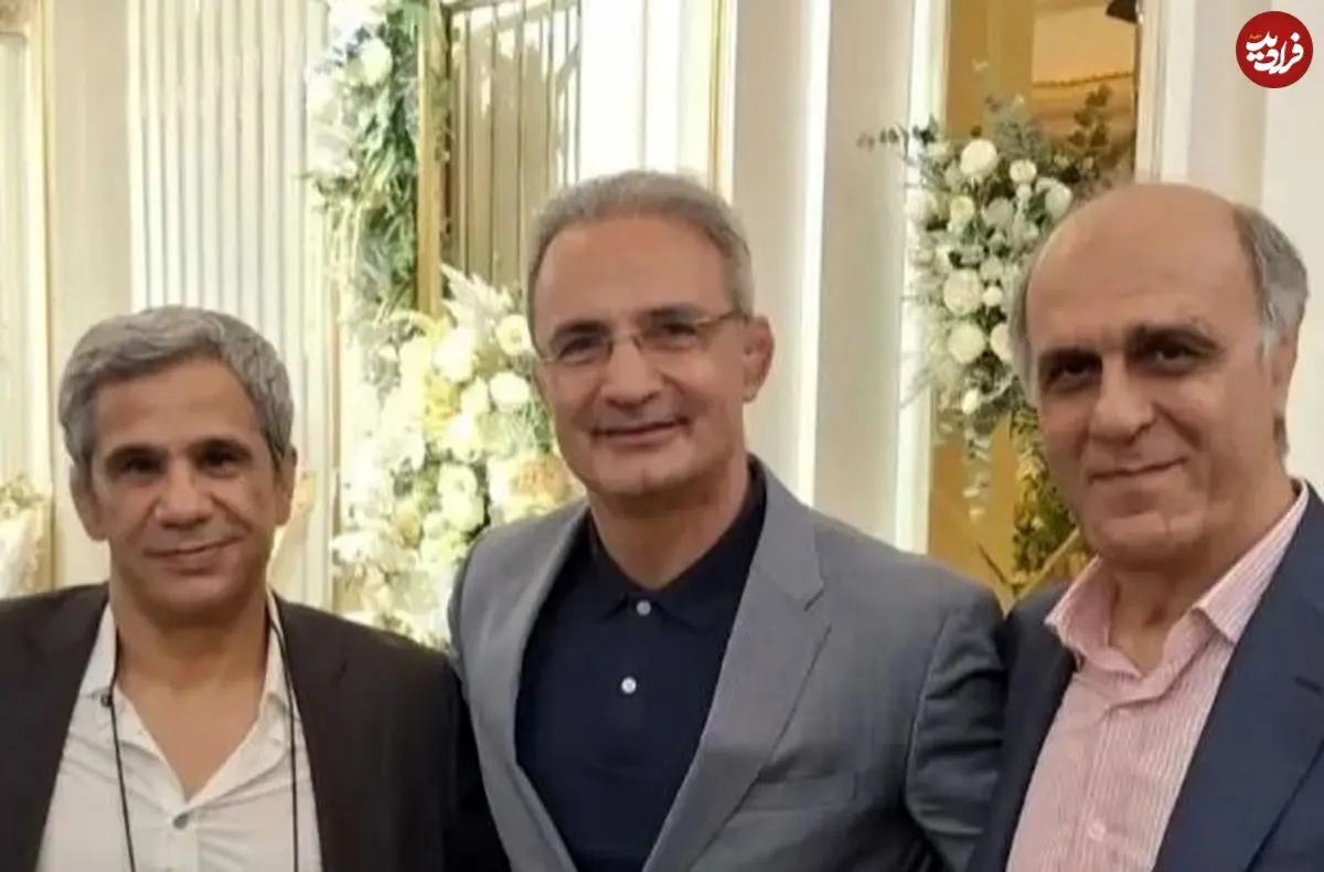 عکس| سفر زمان؛ «امیررضا خادم» در کنار «ناصر ملک مطیعی» در یک مراسم؛ سال 85