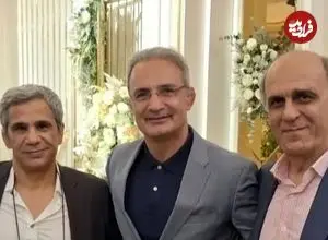 عکس| سفر زمان؛ «امیررضا خادم» در کنار «ناصر ملک مطیعی» در یک مراسم سال 85