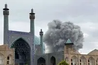 خسارت جنگ به مسجد جامع عباسی اصفهان