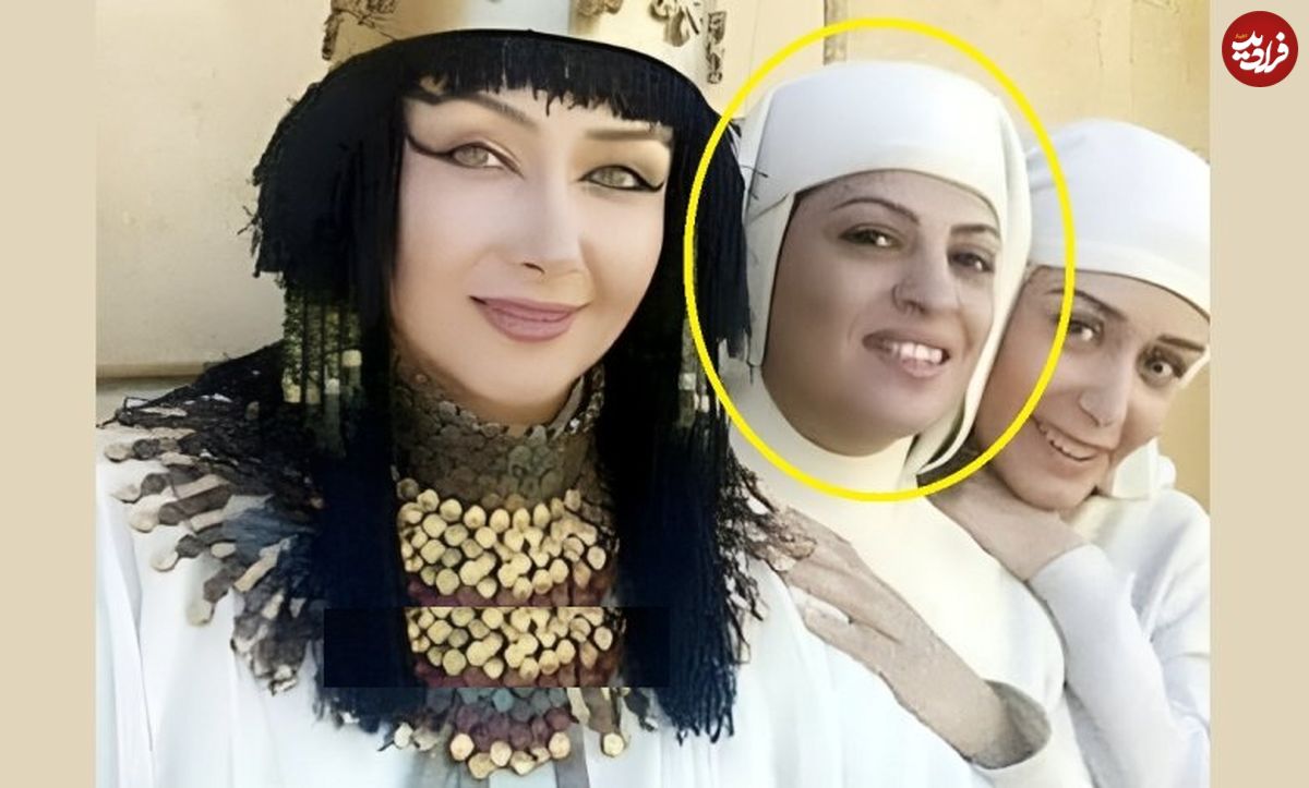 (تصاویر) تیپ و چهره «تیامنی» ندیمه زلیخا بیرون سریال یوسف پیامبر