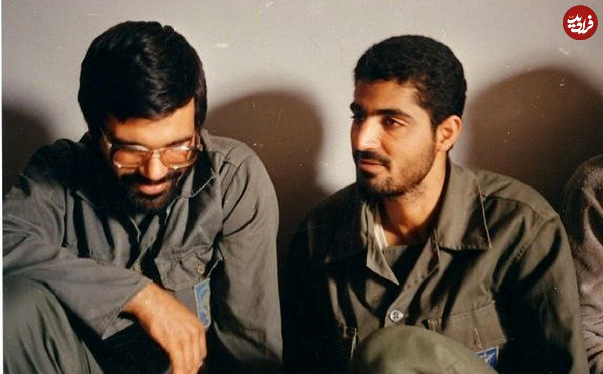 عکس؛ سفر در زمان؛ «سردار سلیمانی، شهید همت و محسن رضایی در کنار رهبر انقلاب»؛ دهه 60