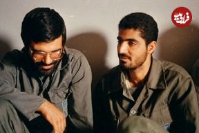 عکس؛ سفر در زمان؛ «سردار سلیمانی، شهید همت و محسن رضایی در کنار رهبر انقلاب»؛ دهه 60