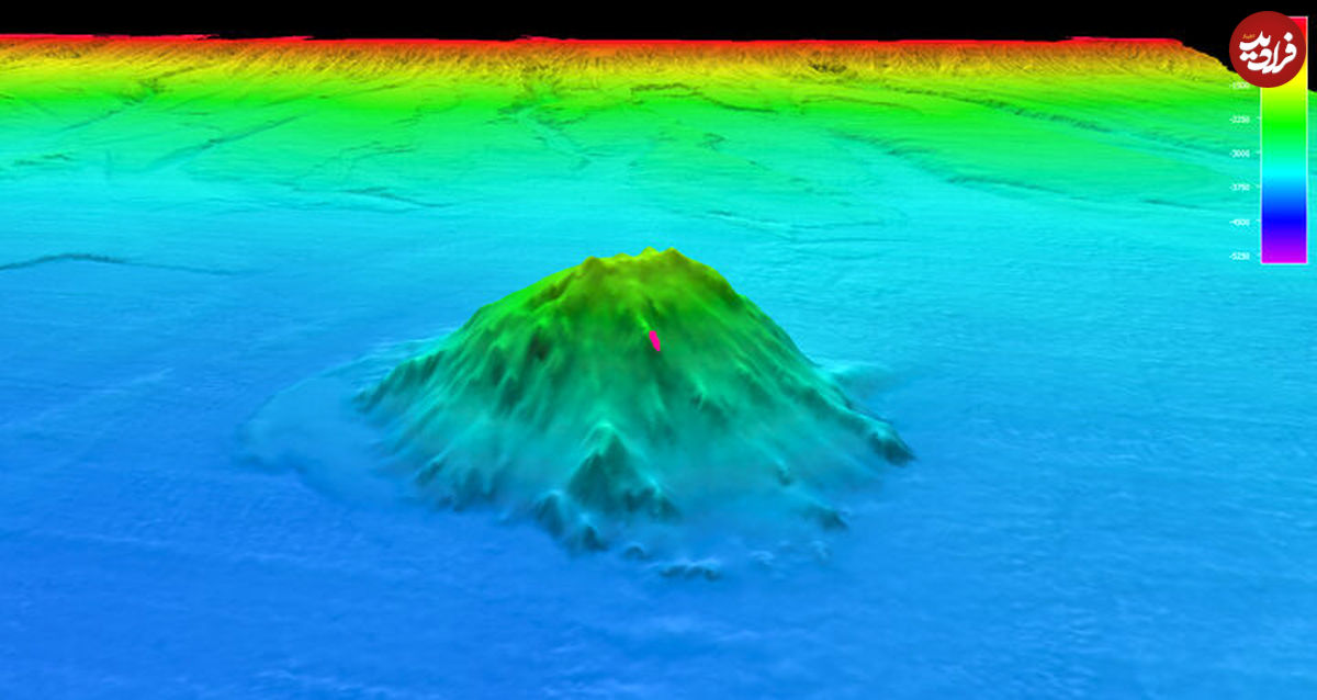 (عکس) کشف کوهی عظیم که در اعماق اقیانوس پنهان شده