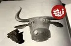 عکس| یک کوهنورد، سر گاو برنزی ۳۰۰۰ ساله را هنگام پیاده روی پیدا کرد!