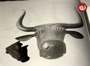 عکس| یک کوهنورد، سر گاو برنزی ۳۰۰۰ ساله را هنگام پیاده روی پیدا کرد!