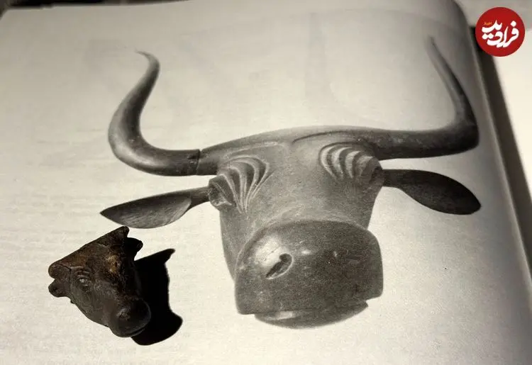 عکس| یک کوهنورد، سر گاو برنزی ۳۰۰۰ ساله را هنگام پیاده روی پیدا کرد!