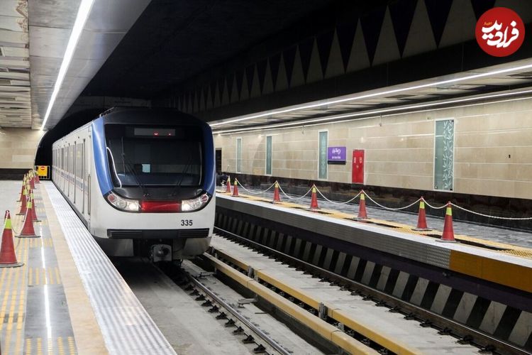 تصویری از  متروی تهران که پربازدید شد