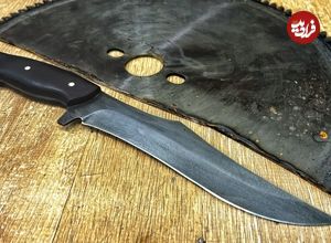 ببینید؛ تبدیل تیغه اره قدیمی به یک چاقوی تیز به روش آهنگر روس