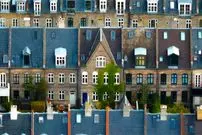 تصاویر؛ نمای هوایی از محله سیب‌زمینی در کپنهاگ دانمارک! 