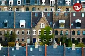 تصاویر؛ نمای هوایی از محله سیب‌زمینی در کپنهاگ دانمارک! 