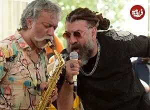 عکس| سفر زمان؛ «علی انصاریان» 5 ماه قبل از فوت به همراه مادرش در اکران آخرین فیلمش