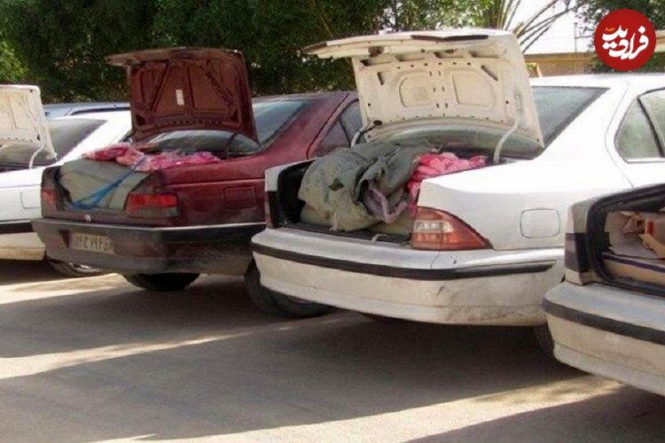 ببینید؛ تعقیب‌ و‌ گریز خودرو شوتی حامل ۴۰۰ هزار نخ سیگار