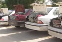 ببینید؛ تعقیب‌ و‌ گریز خودرو شوتی حامل ۴۰۰ هزار نخ سیگار