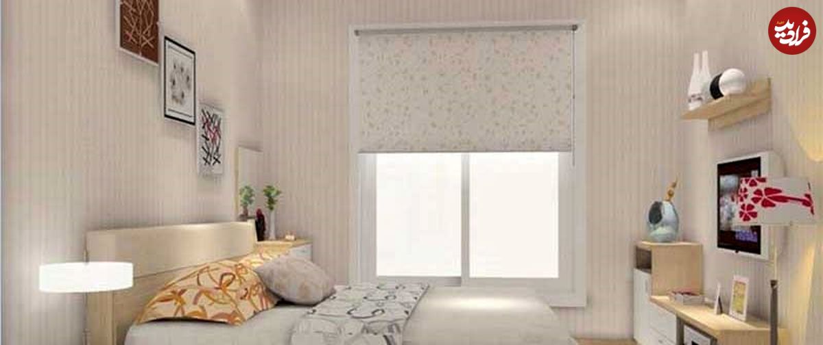 ایده های جذاب و ساده برای دیزاین اتاق خواب کوچک