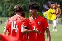 ببینید؛ پسر کریستیانو رونالدو با گلزنی برای تیم زیر ۱۶ سال پرتغال راه پدر را ادامه می‌دهد