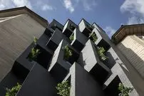 تصاویر| این ساختمان سه‌بعدی در یوسف‌آباد همه نگاه‌ها را دزدید