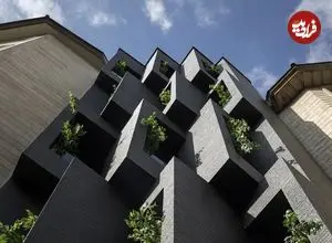 تصاویر| این ساختمان سه‌بعدی در یوسف‌آباد همه نگاه‌ها را دزدید