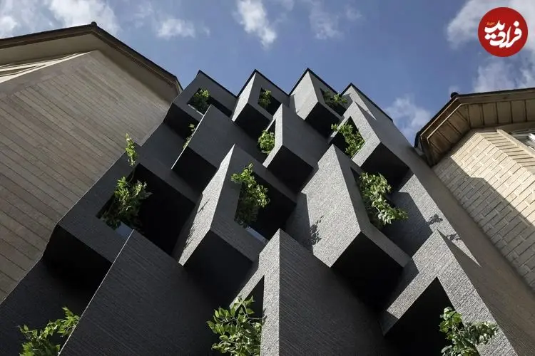 تصاویر| این ساختمان سه‌بعدی در یوسف‌آباد همه نگاه‌ها را دزدید