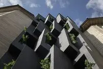 تصاویر| این ساختمان سه‌بعدی در یوسف‌آباد همه نگاه‌ها را دزدید