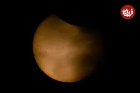 عکس روز ناسا از ایستگاه فضایی بین‌المللی در زمان خورشیدگرفتگی