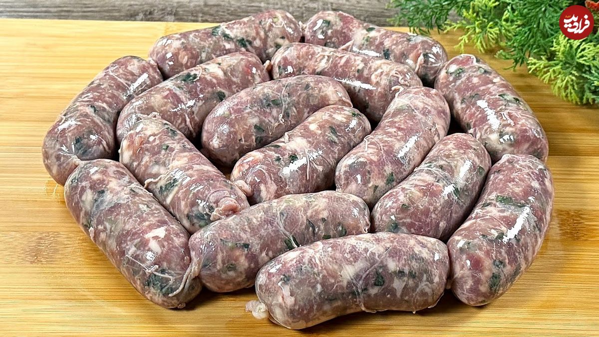 ببینید؛ طرز تهیه سوسیس خانگی با گوشت گاو به روش آشپز آلمانی