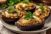 ببییند| طرز تهیه یک دلمه بادمجان متفاوت ایتالیایی