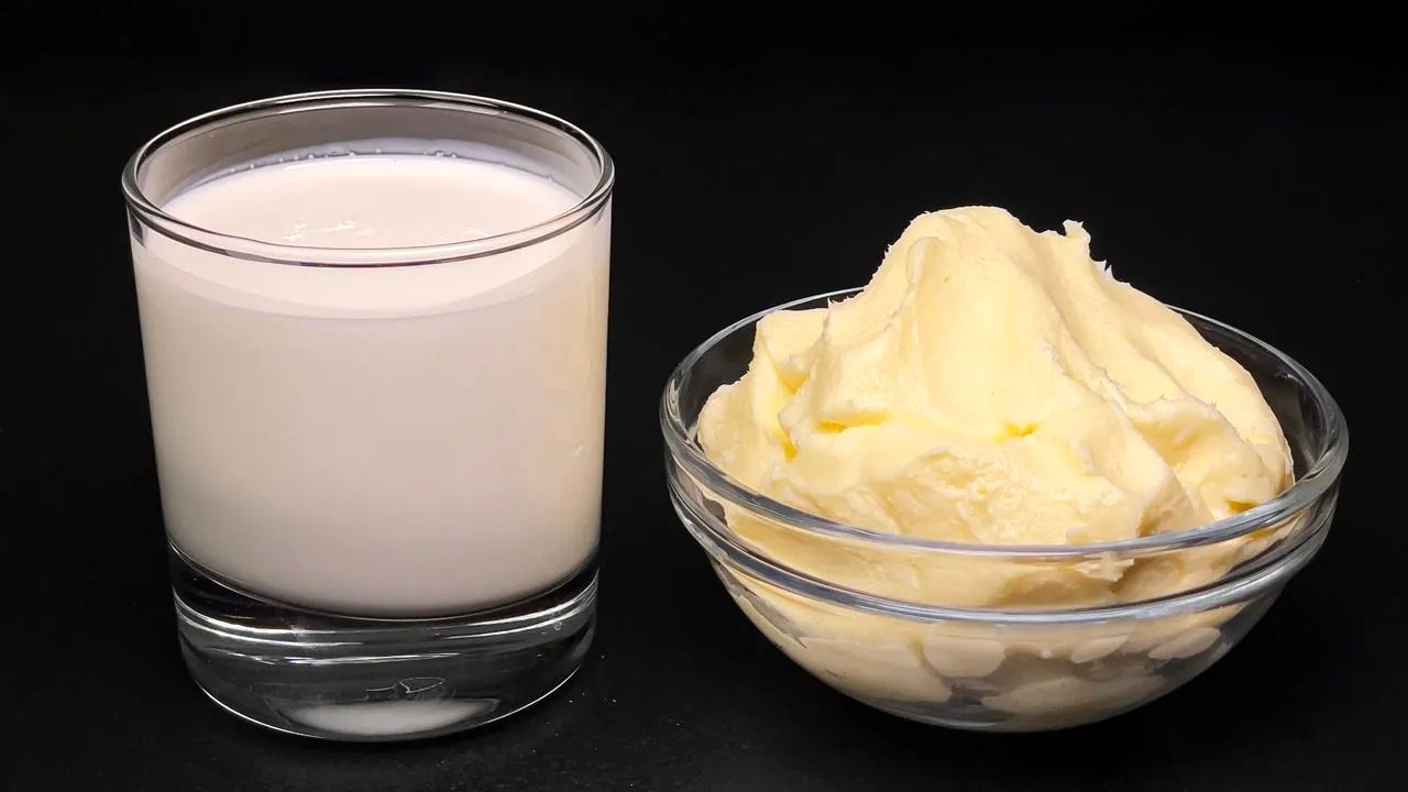 (ویدئو) 4 روش متفاوت برای درست کردن پنیر و گرفتن کره از شیر به روش آلمانی