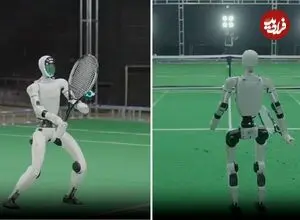 ربات انسان‌نمای چینی بازیکنان تنیس را به چالش می‌کشد؛ بازگرداندن توپ با دقت بیش از ۹۰ درصد