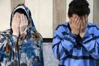 دستگیری زن و شوهر در ماشین عروس