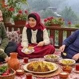 ببینید| غذای روستایی در ایران؛ پخت لوبیا پلو در طبیعت زیبای روستا