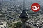 عکس| سفر زمان؛ منظرۀ «تهران» از بالای شمس‌العماره در دوران ناصرالدین شاه
