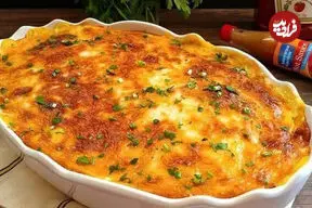 طرز تهیه لازانیای سیب زمینی با سس قارچ