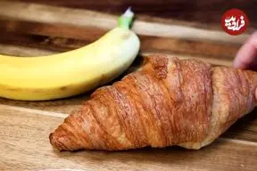 ببینید| طرز تهیه دو میان وعده خوشمزه با کروسان، موز و تخم مرغ