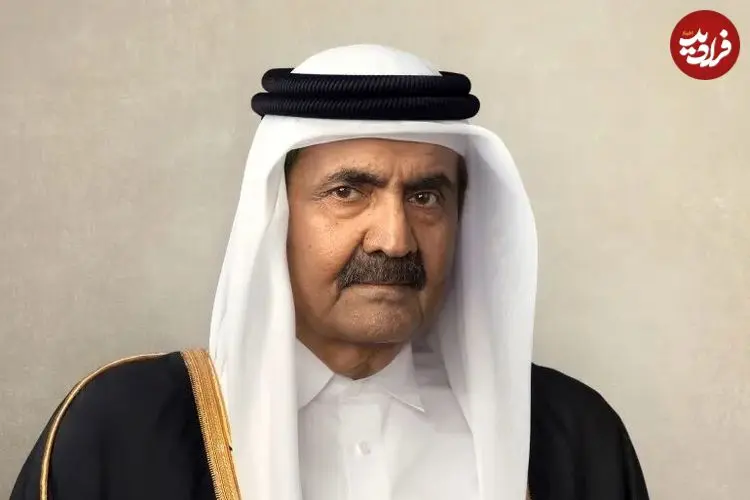 ببینید| اقامه نماز بر پیکر امیر سابق قطر