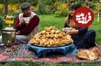ببینید| غذای روستایی در آذربایجان؛ پخت شیرینی سنتی گردویی توسط مادربزرگ روستایی