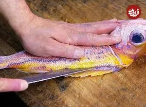 ببینید| غذای خیابانی در ژاپن؛ تهیه دو نوع غذا با ماهی سرخو در اوکیناوا