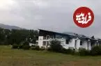 عکس| سفر به ایران قدیم؛ تصویری از یک مسافرخانه در ساحل «صلاح‌الدین کلا»؛ 99 سال قبل