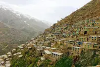 (ویدئو) نمایی دلنشین از طلوع خورشید بر دیواره‌های قلمروی غربی ایران