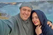 (ویدئو) نماهایی از قدم زدن عاشقانه بازیگر نقش ستایش به همراه همسرش در کانادا