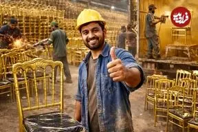 ببینید| مراحل ساخت صندلی های رستورانی در پاکستان