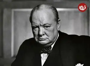 عکس؛ سفر در زمان؛ زیر سایه ابوالهول؛ یادگاری چرچیل با تاریخ باستان! 