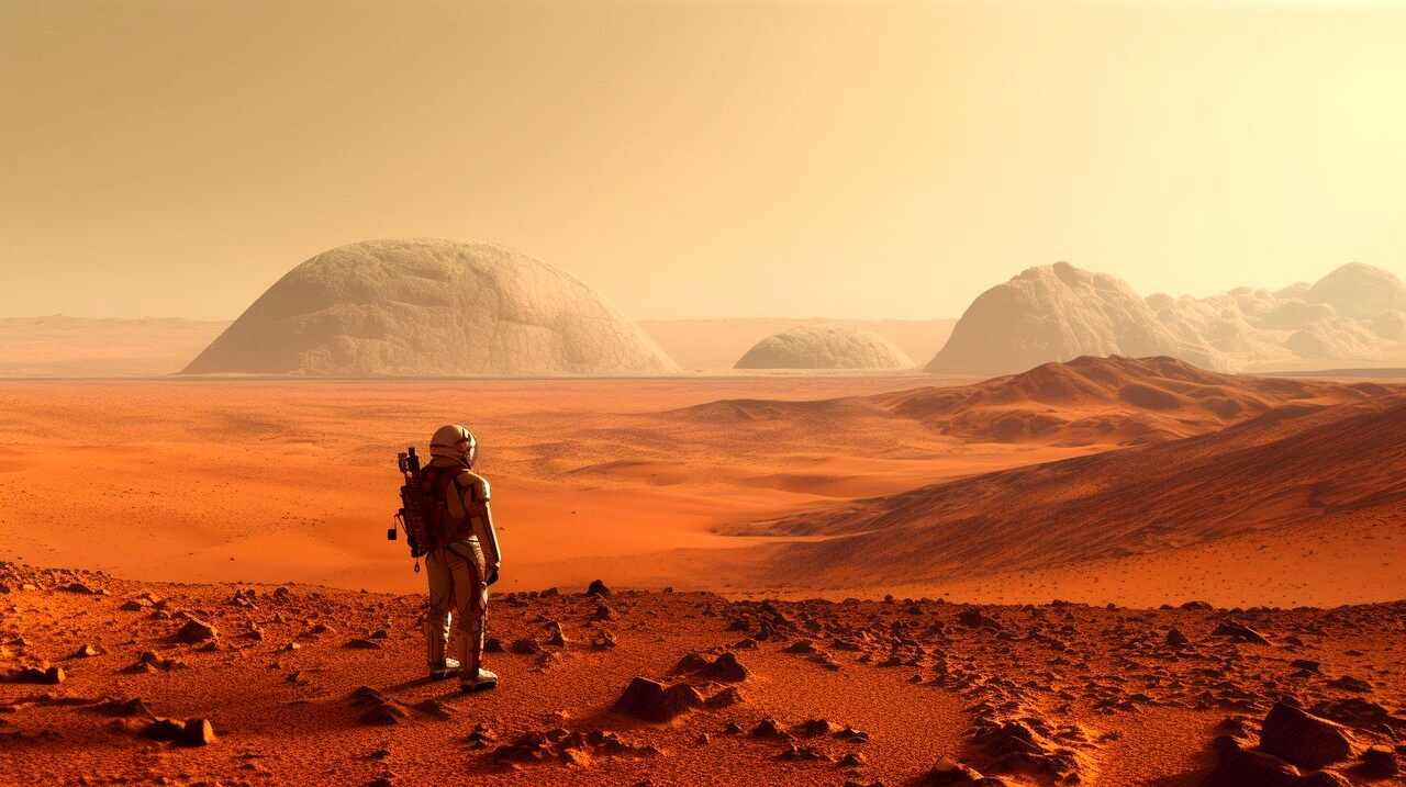 (عکس) چرا غروب خورشید در مریخ آبی است؟