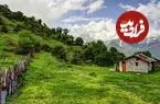 عکس| سفر زمان؛ منظرۀ یک خانه روستایی در مازندران؛ سال 1329
