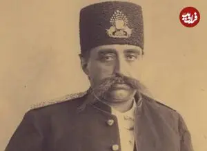 عکس| سفر زمان؛ تصویری کمتر دیده شده از «مظفرالدین شاه» به همراه نوه اش