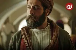 عکس| سفر در زمان؛ «مهیار و ماه ملک خاتون» یک سال بعد سریال مهیار عیار و در مراسم عروسی شان