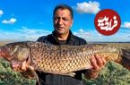 ببینید؛ غذای روستایی در آذربایجان؛ کباب کردن ماهی کپور خزری با گِل آتشفشانی