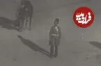 عکس| سفر زمان؛ تصویری از حیاط یک کاروانسرا در شهر قزوین در دوران ناصرالدین شاه