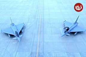 فرود ۲ جنگنده تایفون در پایگاه هوایی کویت